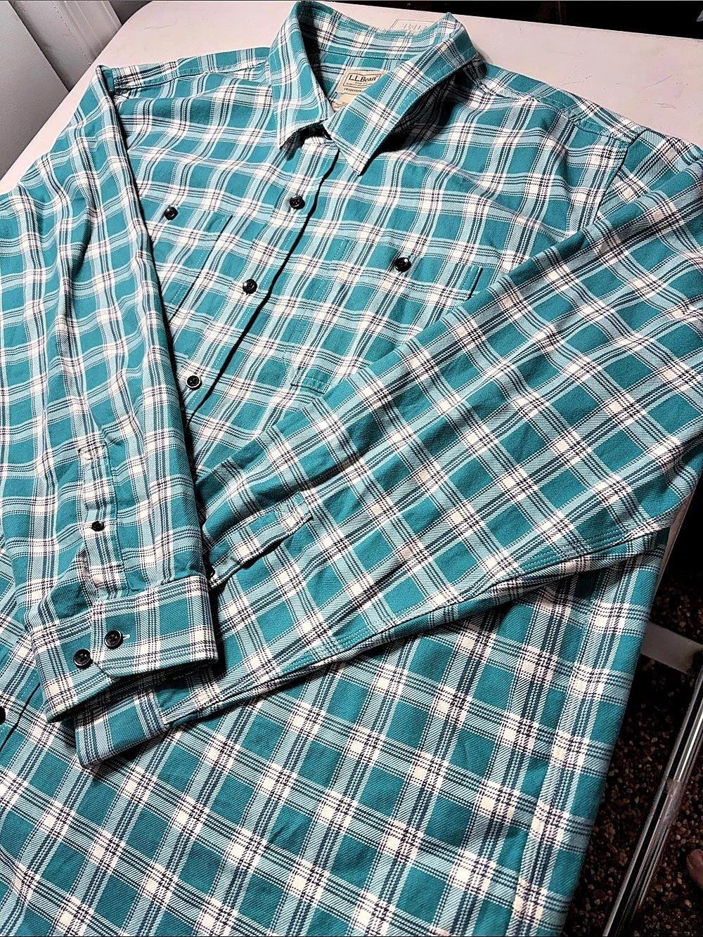 L.L.Bean Traditional Fit Plaid Flannel Shirt